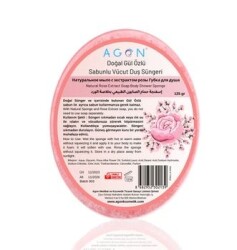 Gül Sabunlu Vücut Duş Süngeri - 5