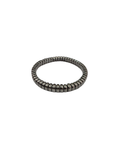 Hematit Doğal Taş Rolex Bileklik (Balık Sırtı-Büyük) - 2