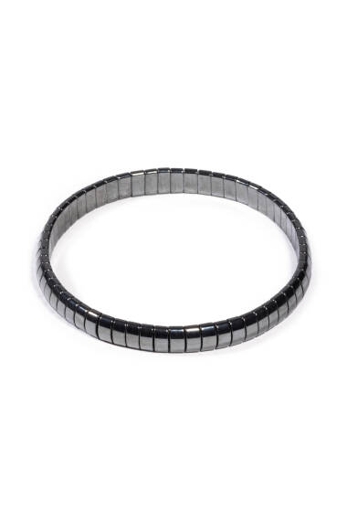 Hematit Doğal Taş Rolex Bileklik (Balık Sırtı-Küçük) - 1