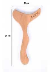 Holz-Massagegerät mit Griff – Entspannen und den Körper revitalisieren - 3