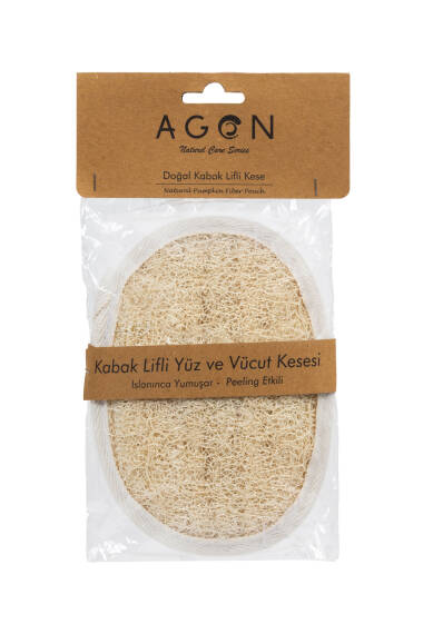 Kabak Lifli Yüz Kesesi, Kabak Lifli Vücut Kesesi, Yüz ve Vücut Temizleyici, Doğal Banyo Kesesi, Cilt Peelingi, Kabak Lifi Kesesi, Doğal Cilt Bakımı, Yüz Temizleyici, Vücut Bakım Ürünü, Cilt Yenileyici Kesesi - 1
