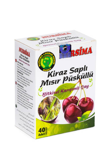 Kiraz Saplı Mısır Püsküllü Bitkisel Karışımlı Çay - 3