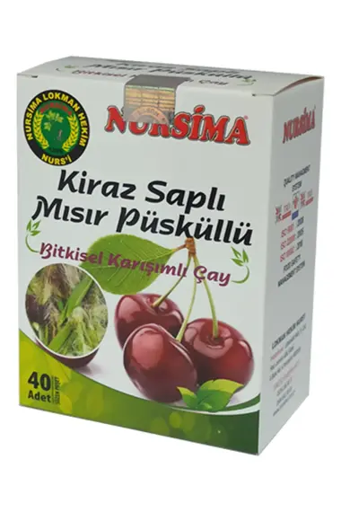 Kiraz Saplı Mısır Püsküllü Bitkisel Karışımlı Çay - 1