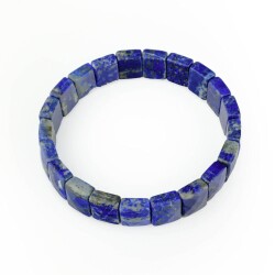 Lapis Lazuli Doğal Taş Rolex Bileklik ( Kare ) - 3
