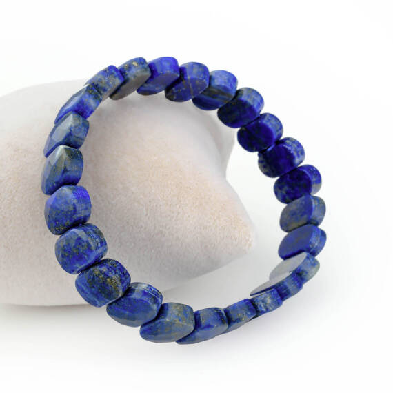 Lapis Lazuli Doğal Taş Rolex Bileklik ( Oval ) - 2