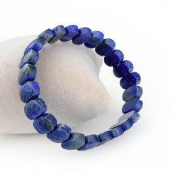Lapis Lazuli Natural Stone Bracelet (Oval) - 2