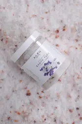 Lavanta Yağlı Doğal Banyo Tuzu 300 gr - İngiliz,Himalaya,Deniz ve Kaya Tuzu - 2