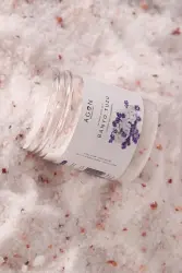Lavanta Yağlı Doğal Banyo Tuzu 300 gr - İngiliz,Himalaya,Deniz ve Kaya Tuzu - 4
