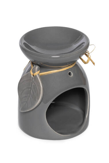 Leaf Incense Burner - Gray - 1