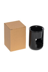 Long Bowl Incense Burner - Black - 3