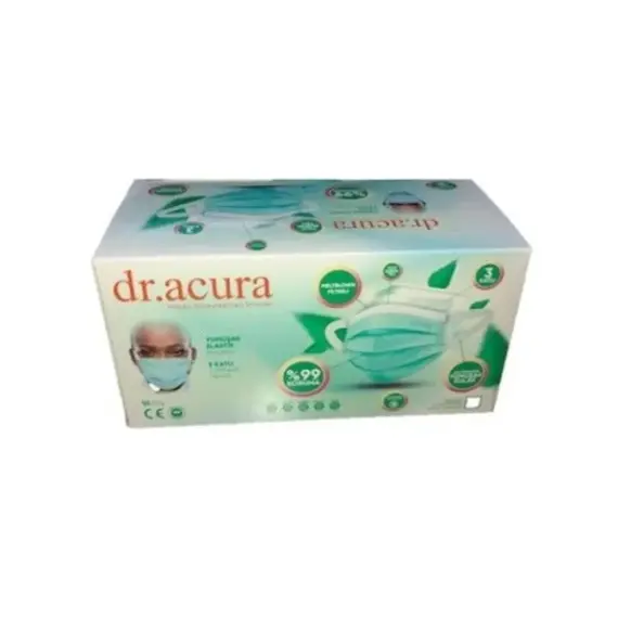 Masque en Papier 3 Couches Pack de 50 – Protection Confortable et Sécurisée - 2