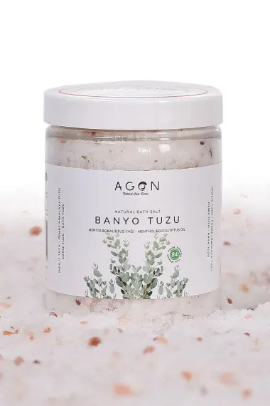 Mentol ve Okaliptüs Yağlı Doğal Banyo Tuzu 300 gr - İngiliz, Himalaya, Deniz ve Kaya Tuzu - 2