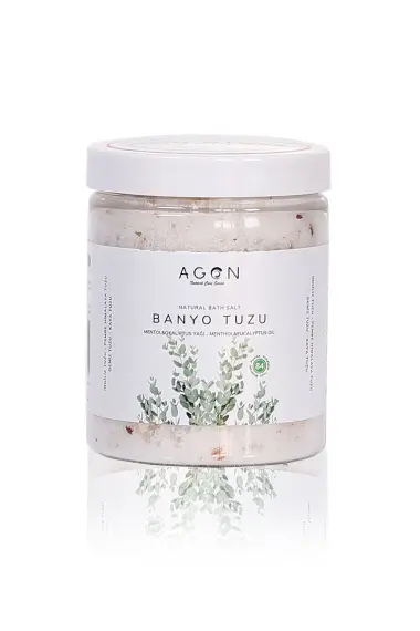 Mentol ve Okaliptüs Yağlı Doğal Banyo Tuzu 300 gr - İngiliz, Himalaya, Deniz ve Kaya Tuzu - 5