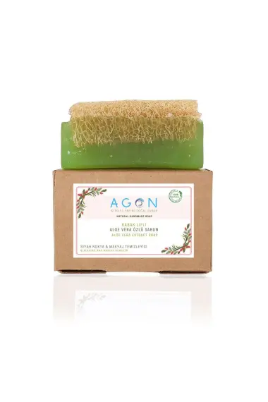 Natural Loofah Aloe Vera Soap – Exfoliation & Hydration in One! - 5