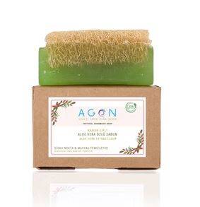 Natural Loofah Aloe Vera Soap – Exfoliation & Hydration in One! - 2
