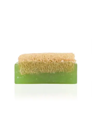 Natural Loofah Aloe Vera Soap – Exfoliation & Hydration in One! - 4