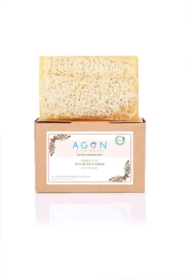 Natural Loofah Bitter Almond Oil Soap – Natural Purification for Your Skin - 6