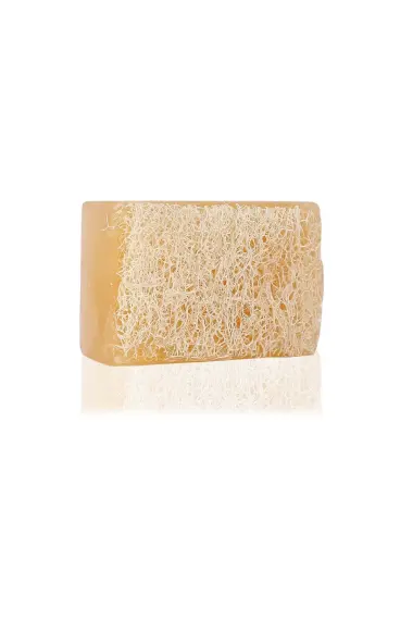 Natural Loofah Rice Essence Soap 120g – Gentle Exfoliation & Skin Care - 3