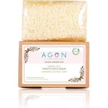 Natural Loofah Soap with Chamomile – 120 g - 1