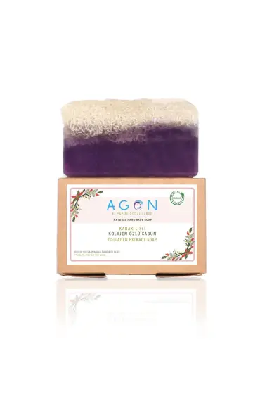 Natural Luffa Collagen Infused Soap (120g) – Revitalize and Renew Your Skin - 1