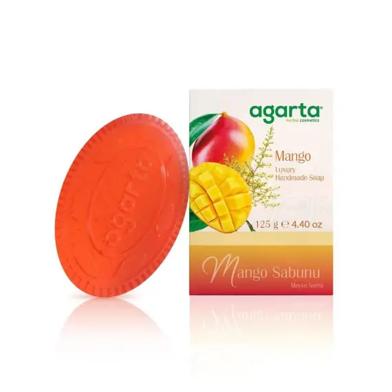 Natürliche Fruchtgarten-Seife Mango 125 g - 1