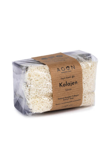 Natürliche Kollagen-Infused Luffa-Seife (120g) – Revitalisieren und Erneuern Sie Ihre Haut - 1