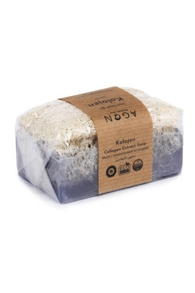 Natürliche Kollagen-Infused Luffa-Seife (120g) – Revitalisieren und Erneuern Sie Ihre Haut - 3
