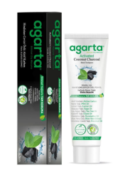 Natürliche Zahnpasta mit Aktivkohle 100 ml - Agarta