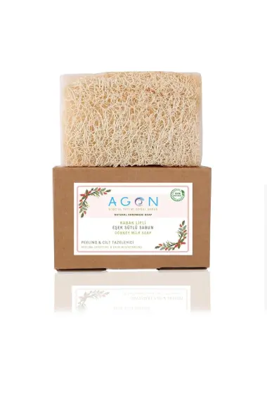 Naturseife mit Luffa und Eselfleischmilch (120g) – Pflegen Sie Ihre Haut auf natürliche Weise - 5
