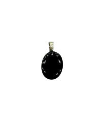 Oval Onyx Stone Pendant - 