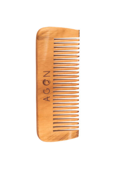 Peigne classique en bois naturel à dents larges – Découvrez la nature dans le soin de vos cheveux - 1