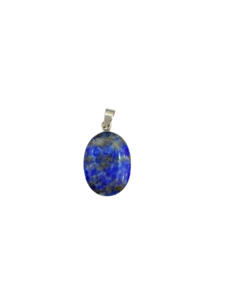 Pendentif en lapis-lazuli modèle ovale - 1