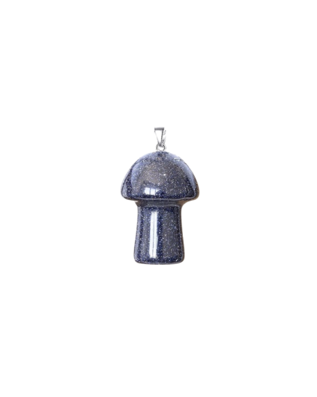 Pendentif en Pierre Étoile en Forme de Champignon - 1
