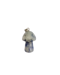 Pendentif en sodalite modèle champignon - 