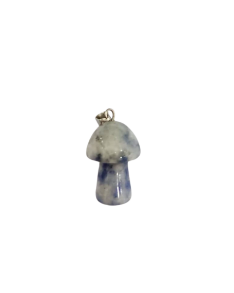 Pendentif en sodalite modèle champignon - 1