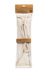 Éponge de bain et douche en fibre de courge avec corde pour le dos – Soin naturel et relaxation - 3