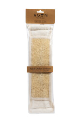Éponge de bain et douche en fibre de courge avec corde pour le dos – Soin naturel et relaxation - 1