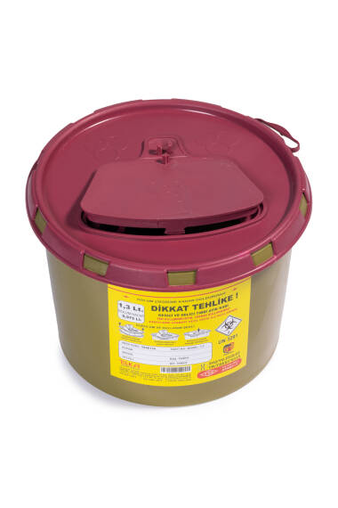 Poubelle de déchets médicaux 1,3 L (volume de remplissage 0,975 L) - 2
