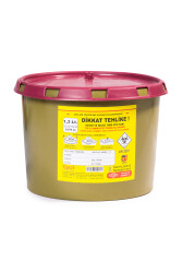 Poubelle de déchets médicaux 1,3 L (volume de remplissage 0,975 L) - 1