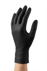 Pudrasız Nitril Eldiven Siyah - 