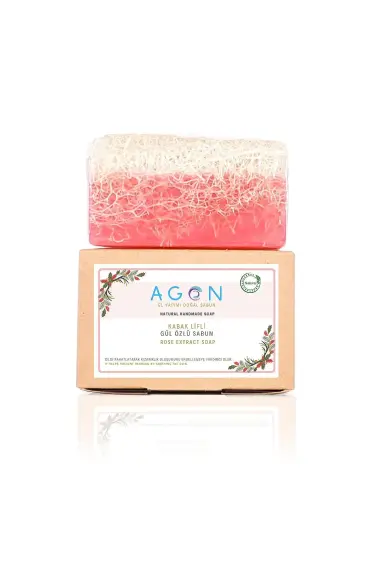 Pumpkin Fibre Rose Extract Soap 120 g - 1