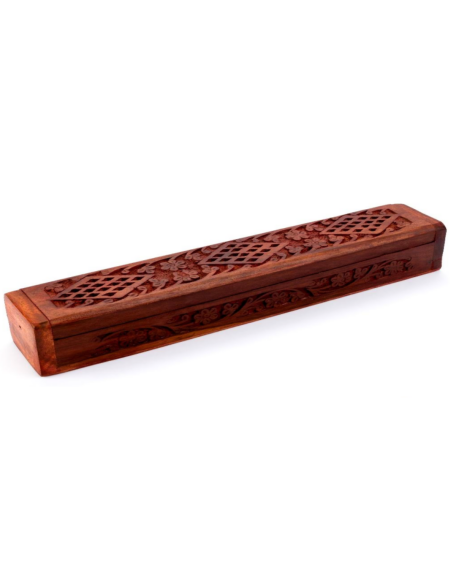 Quadratische Sarg-Holz-Räucherhalter - 1