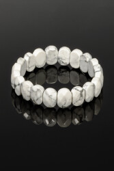 Rolex-Armband aus natürlichem Howlith-Stein (Oval) - 2