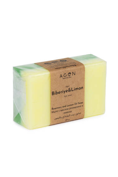 Savon de Soins à l'Huile de Romarin & Citron 120g – Nettoyage Purifiant et Revitalisant Naturel ! - 1