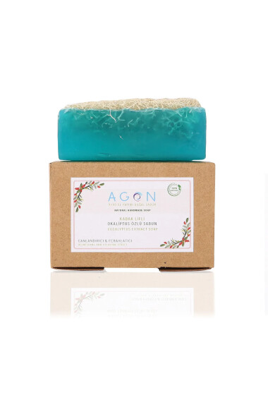 Savon Naturel au Loofah et à l’Extrait d’Eucalyptus – 120 g - 
