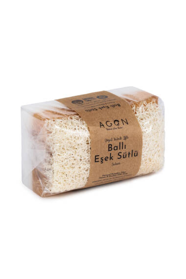 Savon Naturel au Loofah, Miel et Lait d’Ânesse – Soin Naturel pour Votre Peau - 1