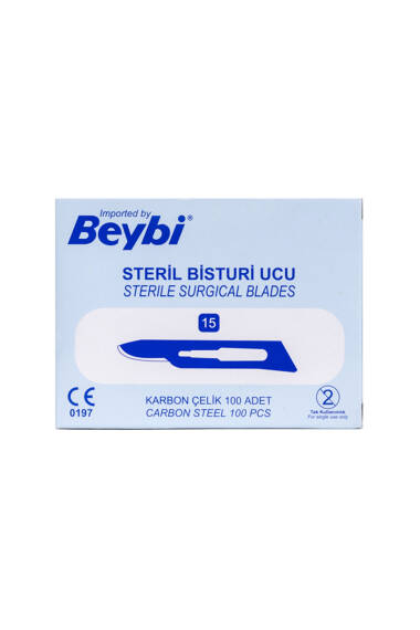 Scalpel Blade No. 15 | Sterile | Pack of 100 - 2