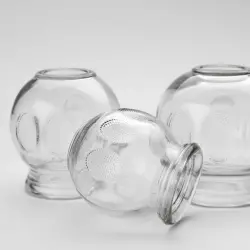 Schröpfbecher aus Glas, 12er-Set - 6