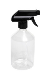 Schwarze Sprühflasche mit Auslöser - 500 ml Dicke PET-Flasche - 2