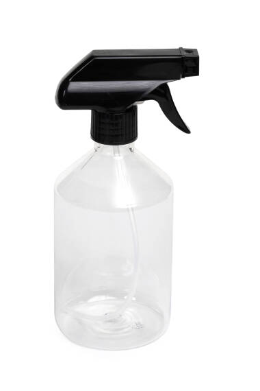 Schwarze Sprühflasche mit Auslöser - 500 ml Dicke PET-Flasche - 2